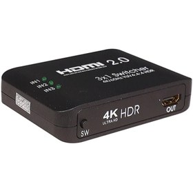 تصویر سوئیچ ۳ پورت HDMI کی نت پلاس مدل KP-SWHD2003 