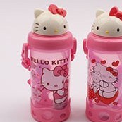 تصویر قمقمه نی دار و پایه دار کیتی Hello kitty 