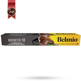 تصویر کپسول قهوه بلمیو belmio مدل ریسترتو 10 Ristretto پک 10 تایی 