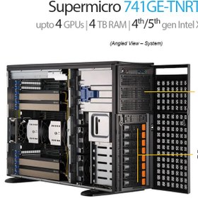 تصویر سوپرسرور سوپرمیکرو GPU SuperServer SYS-741GE-TNRT 