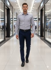 تصویر پیراهن دوشین هند درجه‌یک – اسلیم‌فیت روزمره و رسمی | Daniel Raminchi Doshin