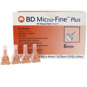 تصویر سرسوزن قلم انسولین 6 میلی متر BD Micro-Fine 
