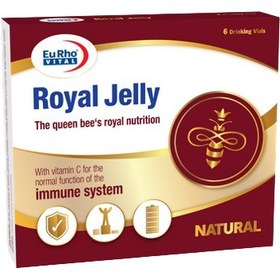 تصویر ویال خوراکی رویال ژلی یوروویتال 6 عددی Eurho Vital Royal Jelly 6 Drinking Vials