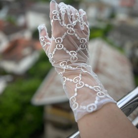 تصویر دستکش گیپور بلند-کد 798 