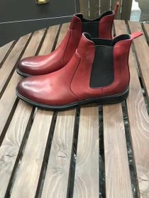 تصویر نیم بوت چرم مردانه 