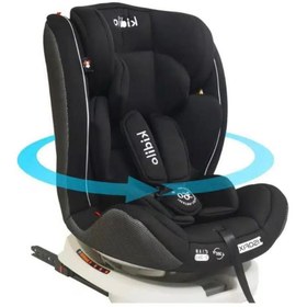 تصویر صندلی ماشین کیدیلو مشکی 