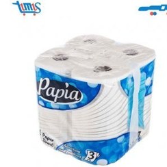 تصویر دستمال حوله ای کاغذی پاپیا 4 لایه 4 عددی Papia Towels paper 4 ply 4 Pcs