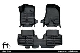 تصویر کفپوش پنج بعدی کیا اسپورتیج قدیم 2007 – 2010 رنگ مشکی 