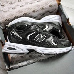 تصویر Newbalance - 530 کتونی نیوبالانس مدل ۵۳۰ رنگ مشکی سفید زنانه 