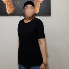 تصویر خرید تیشرت مشکی بیسکیت فری سایز | کیفیت بالا و استایل شیک 