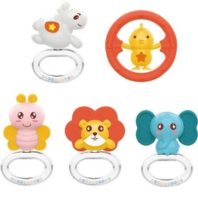 تصویر اویز تخت موزیکال طرح یونی کرن صورتی کد he0312 