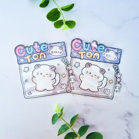 تصویر زیپ کیپ شفاف کیوت 