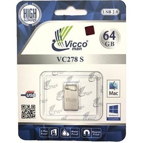 تصویر فلش ۶۴ گیگ ویکومن ViccoMan VC278 S ا ViccoMan VC278 S 64GB USB 2.0 Flash Drive ViccoMan VC278 S 64GB USB 2.0 Flash Drive