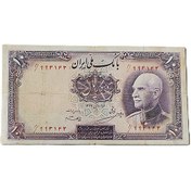 تصویر اسکناس 10 ریال رضا شاه بدون مهر 