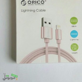 تصویر کابل آیفونی Orico LTF-10 1m روکش دار Orico LTF-10 1m Lightning Cable