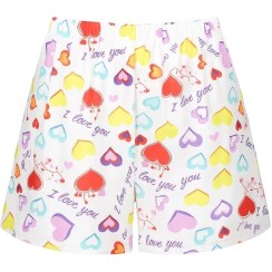 تصویر ست نیم تنه آستین کوتاه و شلوارک راحتی زنانه مدل AM042 