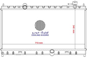 تصویر رادیاتور آب لیفان 620 (Lifan 620) Lifan 620