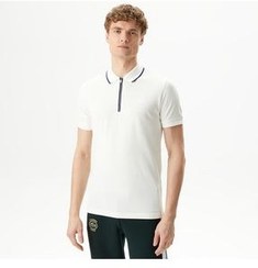 تصویر تیشرت یقه پلو مردانه لاکوست اورجینال سفید Lacoste PH0416 