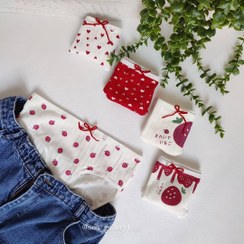 تصویر شورت توت فرنگی کبریتی وارداتی سایز xl - طرح 3 