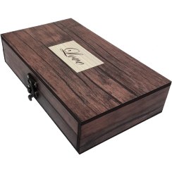 تصویر جعبه هدیه چوبی کادویی آیهان باکس کد M9720 