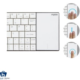 تصویر کیبورد بی‌سیم رپو مدل E2710 Rapoo E2710 Wireless Keyboard