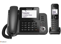 تصویر تلفن ثابت و بی سیم پاناسونیک KX-TGF320 ا Panasonic KX - TGF320 Wireless Phone Panasonic KX - TGF320 Wireless Phone