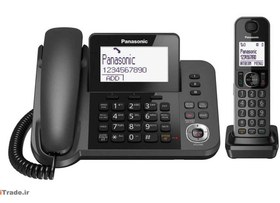 تصویر تلفن بی سیم پاناسونیک مدل KX-TGF350C ا panasonic KX-TGF 350 C panasonic KX-TGF 350 C