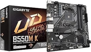 تصویر Gigabyte B550m K (AM4/ AMD/ B550/ Micro-ATX/ Dual M.2/ SATA 6GB/ S/ USB 3.2 Gen 1/ Realtek GBE LAN/ PCIE 4.0/ مادربرد) GIGABYTE B550M K (AM4/ AMD/ B550/ Micro-ATX/Dual M.2/ SATA 6Gb/s/USB 3.2 Gen 1/ Realtek GbE LAN/PCIe 4.0/ Motherboard)