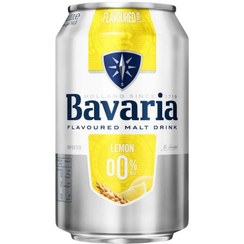 تصویر نوشیدنی مالت بدون الکل باواریا با طعم لیمو ا Bavaria ginger lime malt drink 330 ml Bavaria ginger lime malt drink 330 ml