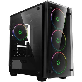 تصویر کیس کامپیوتر گیم مکس مدل MINI STRATOS H609 GAMEMAX MINI STRATOS H609 Mid Tower Case