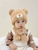 تصویر کلاه و گوش گیر نوزاد 