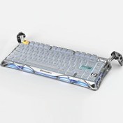 تصویر کیبورد گیمینگ گراوا استار مدل Mercury K1 Pro رنگ نقره‌ای 