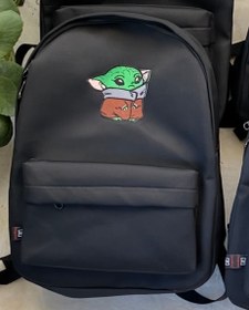 تصویر کوله بیسیک طرح بیبی یودا 