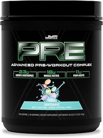 تصویر JYM Supplement Science Pre Naturally Flavored Raspberry Lemonade Workout Powder - BCAAs, Nootropics, Creatine HCI, Beta-Alanine, Betaine, Taurine, Huperzine - - 18 Servings 