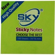 تصویر کاغذ یادداشت چسب دار ۱۰۰ عددی 