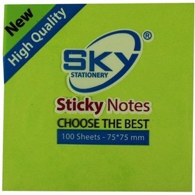 تصویر کاغذ یادداشت چسب دار ۱۰۰ عددی 