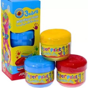 تصویر رنگ انگشتی 3 رنگ آریا 