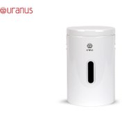 تصویر ظرف برنج اورانوس سفید مات سنباده‌ای 