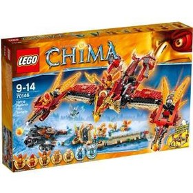 تصویر لگو سری Legends of Chima مدل Flying Phoenix Fire Templeکد 70146 