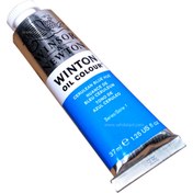 تصویر رنگ روغن وینزور شماره ۱۳۸ سرولین آبی هیو حجم ۳۷ میلی لیتر 