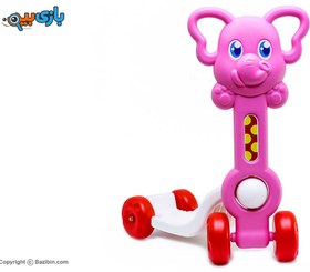 تصویر اسکوتر نوباوه پلاستیکی 