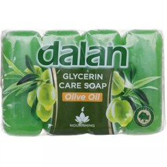 تصویر صابون دالان حاوی عصاره گلیسرین و روغن زیتون بسته 4 عددی 