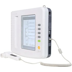 تصویر اسپیرومتر / اسپیرومتری قابل حمل تمام لمسی مدل 100B Portable touch screen spirometer Model: 100B