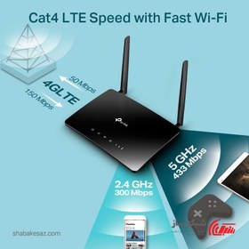 تصویر مودم 3G - 4G تی پی لینک Archer MR200 Dual-Band Wireless AC750 4G Modem 3G - 4G TP-Link Archer MR200 Dual-Band Wireless AC750 4G