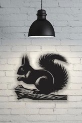 تصویر دکوراتیو سنجاب با جنس MDF 