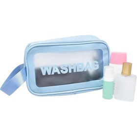 تصویر واش بگ مسافرتی زنانه صورتی WASH BAG