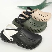 تصویر دمپایی مردانه کراکس مدل تاپ کراکس با کفی سیلیکونی 