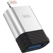 تصویر مبدل او تی جی آیفون لایتنینگ به یو اس بی ایکس او NB186 Xo NB186 Lightning to USB OTG Mini Adapter