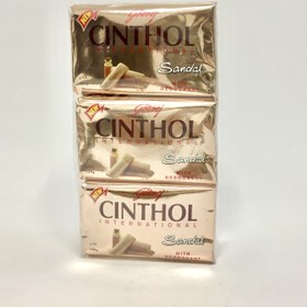 تصویر صابون سینثول اصل 6 عددی با عصاره چوب صندل 125 گرمی CINTHOL soap pack of 6 