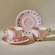 تصویر ست فنجان قهوه خوری 2 نفره کاراجا مدل Eftal 